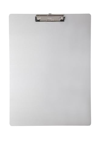 MAUL Klemmbrett A3 | Stabiles Klemmbrett aus Aluminium zum Aufhängen | Schreibunterlage mit Bügeklemme 8 mm | Clipboard zum Schreiben, Zeichnen in Büro oder Haushalt | A3 Hochformat | Silber MAUL Klemmbrett A3 | Stabiles Klemmbrett aus Aluminium zum Aufhängen | Schreibunterlage mit Bügeklemme 8 mm | Clipboard zum Schreiben, Zeichnen in Büro oder Haushalt | A3 Hochformat | Silber von Maul