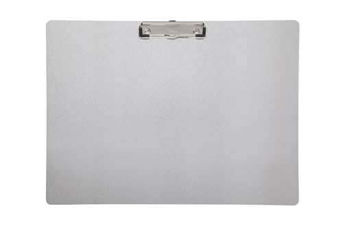 MAUL Klemmbrett A3 | Stabiles Klemmbrett aus Aluminium zum Aufhängen | Schreibunterlage mit Bügeklemme 8 mm | Clipboard zum Schreiben, Zeichnen in Büro oder Haushalt | A3 Querformat | Silber MAUL Klemmbrett A3 | Stabiles Klemmbrett aus Aluminium zum Aufhängen | Schreibunterlage mit Bügeklemme 8 mm | Clipboard zum Schreiben, Zeichnen in Büro oder Haushalt | A3 Querformat | Silber von Maul