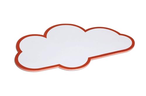 MAUL Moderationskarten Wolke 270 x 430 mm (20 Stück) | Beschriftbare Seminarkarten | Kanban Karten | Präsentationskarten | Moderationskoffer Nachfüllpack | 150 g/m² Papier | Weiß von Maul