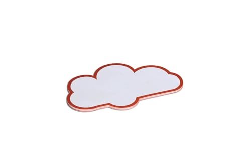 MAUL Moderationskarten Wolke 140 x 270 mm (20 Stück) | Beschriftbare Seminarkarten | Kanban Karten | Präsentationskarten | Moderationskoffer Nachfüllpack | 150 g/m² Papier | Weiß von Maul