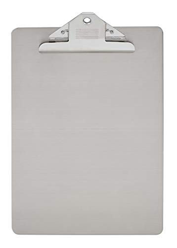 Schreibplatte A4 MAULsteel Edelstahl, Hochformat, A4, Größe 33 x 22, Klemmweite 2 cm, 2356495 Schreibplatte A4 MAULsteel Edelstahl, Hochformat, A4, Größe 33 x 22, Klemmweite 2 cm, 2356495 von Maul