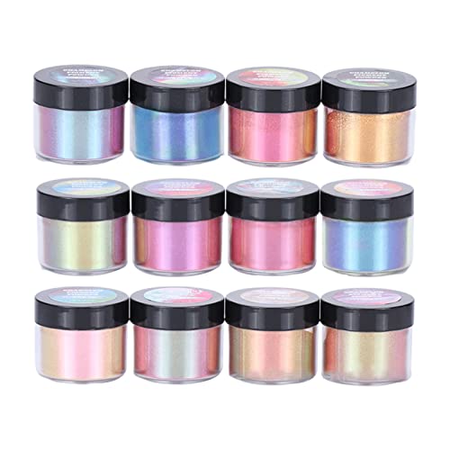Glimmerpulver, Epoxidharz, Pigment, Chamäleon, Epoxid-Pigmentpulver, Farbwechsel-Pigmentpulver für Seifenherstellung, Badekugeln, Kerzenherstellung, schlank Glimmerpulver, Epoxidharz, Pigment, Chamäleon, Epoxid-Pigmentpulver, Farbwechsel-Pigmentpulver für Seifenherstellung, Badekugeln, Kerzenherstellung, schlank von Mauqfra