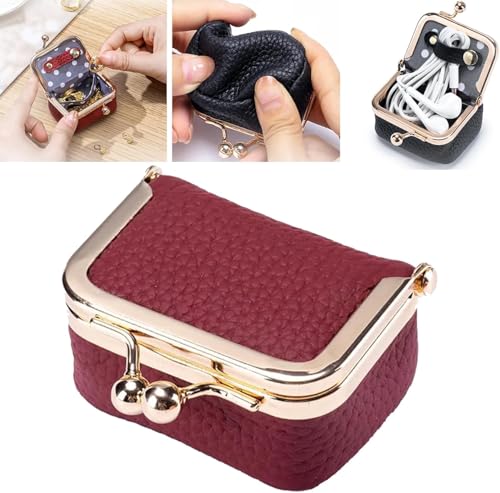MavChanolia Mini-Schmuckschatulle aus echtem Leder, modische, schlichte Schmucktasche, Organizer-Box für Ohrringe und Halsketten MavChanolia Mini-Schmuckschatulle aus echtem Leder, modische, schlichte Schmucktasche, Organizer-Box für Ohrringe und Halsketten von MavChanolia