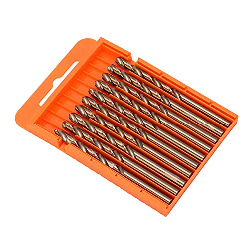 10pcs Twist Bohrer Bit HSS Straight Shank Stahlbohrer Metallhardware -Werkzeuge Zubehör zum Bohren von Stahlmaterialien (5.5mm) von Mavaol
