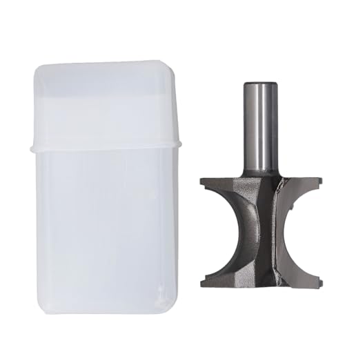 Bullnose Router Bit Wolfram Stahl halb runde Lager Router Bit für Holzbearbeitung mit 1/2 -Zoll -Schaft 1 1/4 Zoll Kügelchendurchmesser für Möbel und Schränke von Mavaol