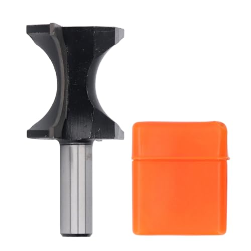 Bullnose Router Bit halb runde Wolframstahllegierung 1/2 Zoll Schaft 1 3/8 Zoll Perlendurchmesser Holzverarbeitungsschneider für weiche abgerundete Kanten an Holzprojekten von Mavaol