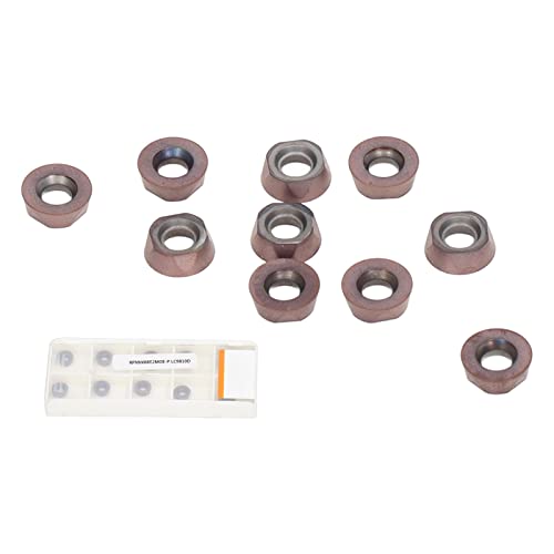 Carbid -Einsatz -Drehschneider -Set -Kit zum Mahlen von CNC -Werkzeugen Edelstahl -Verarbeitungsmaschine Clip Type (RPMW08T2MOE-P) von Mavaol