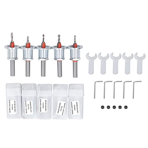 Countersink Bohrbit Set einstellbares Premium -Holzmetall -Elektrowerkzeug Countersink Bohrbit Set einstellbares Premium -Holzmetall -Elektrowerkzeug von Mavaol