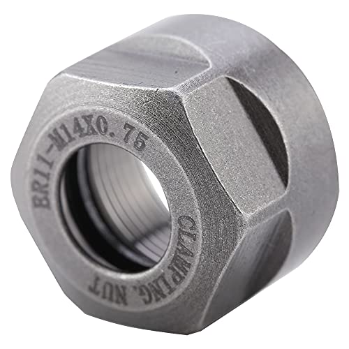 ER11 Typ Collet Chuck Halter Klemmmutter für die Werkzeugleisteverlängerung. Kompatibel mit ER -Typ -Werkzeuggriffen. 42 CRMO -Material (M14*0.75 ER11A) von Mavaol