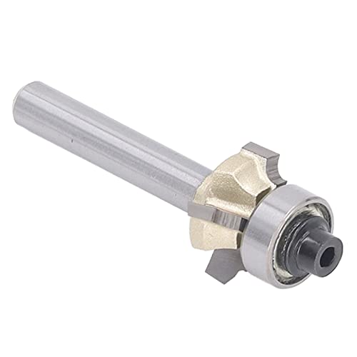 Eckrundbit 4 Flöte bilden Router -Bit für Holzbearbeitungsschubschneider 1/4 Schaft von Mavaol