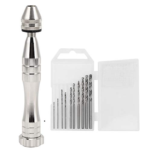 Hand -Twist -Bohrer Silber Aluminiumlegierung 10 verschiedene Bohrbit -Set -Hardware -Zubehör -Stanze Glattes Twist -Holzbearbeitungsmodell machen Hand -Twist -Bohrer Silber Aluminiumlegierung 10 verschiedene Bohrbit -Set -Hardware -Zubehör -Stanze Glattes Twist -Holzbearbeitungsmodell machen von Mavaol