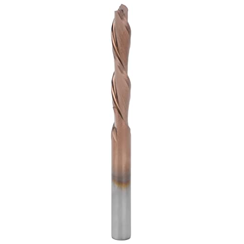 Hartes Wolframstahl CNC End Milling Cutter Double D Cutter für Holzschnitt Bronze (4*4*25*55L) von Mavaol