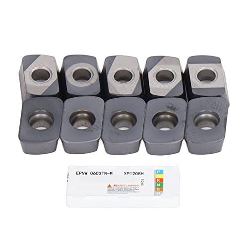 Hartmetallklinge Drehfräser Fräsen CNC Werkzeugsatz Kit EPNW0603TN-B für die Metallbearbeitung Hartmetallklinge Drehfräser Fräsen CNC Werkzeugsatz Kit EPNW0603TN-B für die Metallbearbeitung von Mavaol