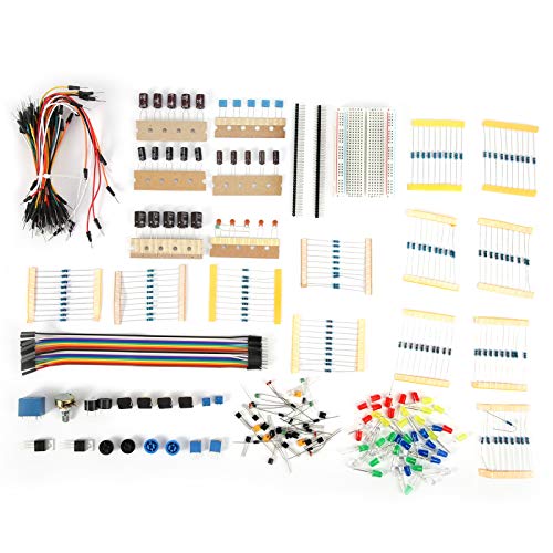 Komponent -Kit -Starter grundlegender Entwicklungsboard Experimentelles Zubehör 400 Loch Breadboard für Elektronikprototypen von Mavaol