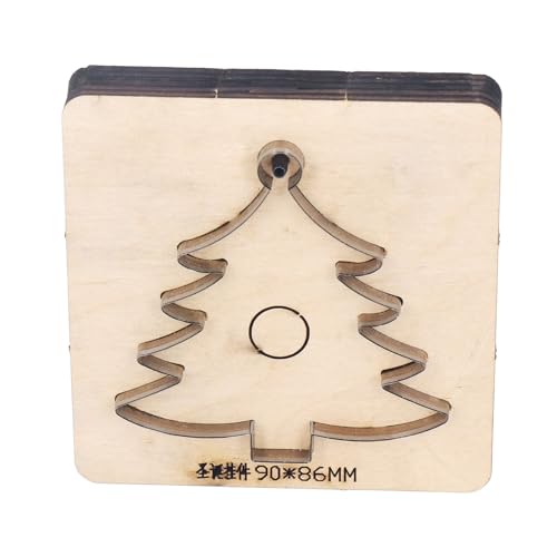 Lederschneidemittel der Weihnachtsbaumlegierung Stahl Streikschneider Handwerksform Werkzeug für Lederhandschimmel von Mavaol