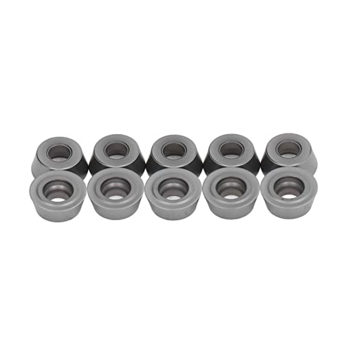 Mavaol 10 PCs CNC -Fräser -Einsatzbereitschaft mit hohen Carbid -Drehblättern beschichtete Dreheinsätze für Industrie (RDMT1204MOTN) von Mavaol