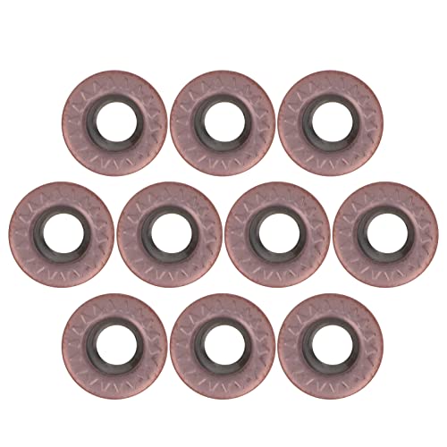 Mavaol 10pcs CNC Carbid Inserts Indexierbare runde Fräseinsätze Drehkostschneidmaschine Maschine Clip Type von Mavaol
