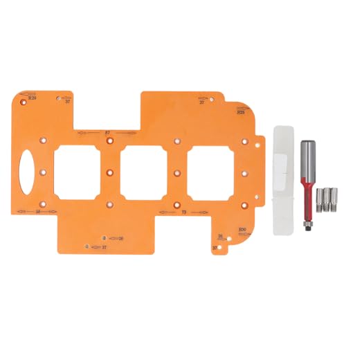 Mavaol Holzbearbeitung runder Eckradius -Vorlagen R20 R25 R30 Universal Woodworking Router Vorlage von Mavaol
