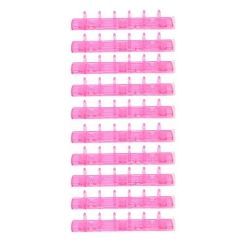 Mavaol Plastikabs Binding Combs Ringe Notebook 6 Löcher machen Dokument für Lehrer Schüler (Pink) von Mavaol