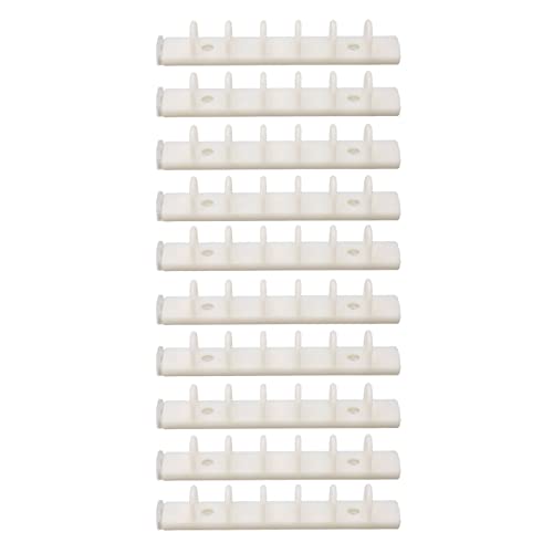 Mavaol Plastikabs Binding Combs Ringe Notebook 6 Löcher machen Dokument für Lehrer Schüler (White) von Mavaol