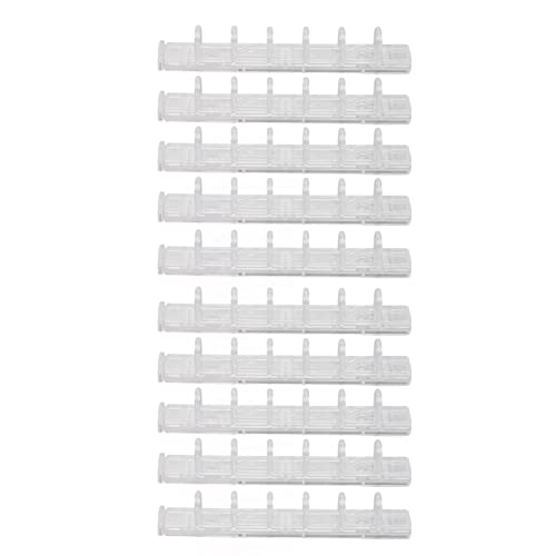 Plastikabs Binding Combs Ringe Notebook 6 Löcher machen Dokument für Lehrer Schüler (Transparent) von Mavaol