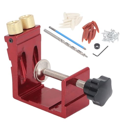 Pocket Hole Jig Kit Aluminiumlegierung einstellbare schräge Taschenloch Jig Dübel Bohranleitung für Holzbearbeitung DIY -Projekte Pocket Hole Jig Kit Aluminiumlegierung einstellbare schräge Taschenloch Jig Dübel Bohranleitung für Holzbearbeitung DIY -Projekte von Mavaol