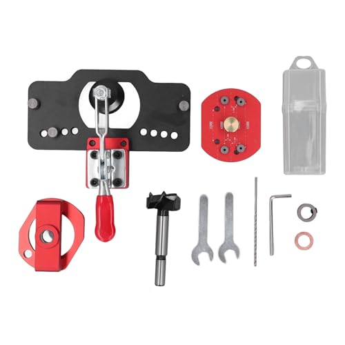 Scharnier Jig Bohrloch Puncher 35 -mm -Bohrungsführung Lokator Aluminiumlegieröffnung Opener -Tür versteckte Installationswerkzeug Scharnier Jig Bohrloch Puncher 35 -mm -Bohrungsführung Lokator Aluminiumlegieröffnung Opener -Tür versteckte Installationswerkzeug von Mavaol