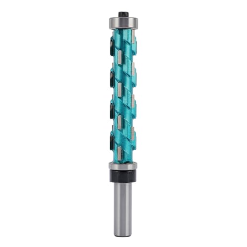 Spiralverkleidung Router Bit doppelthaltig Holzbearbeitungsschneider 12 mm Schaft 85 mm Schneidlänge von Mavaol