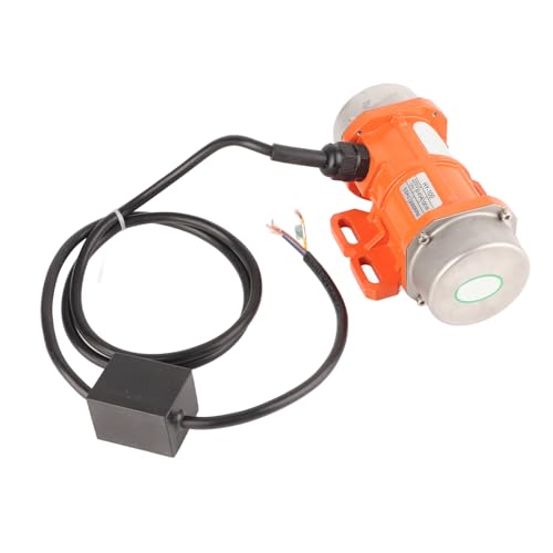 Vibrationsmotor Einphasig IP66 Wasserdicht Asynchron Aluminiumlegierung Gehäuse 220V 3000 U/min für Bergbau Metallurgie Baustelle (100W) von Mavaol