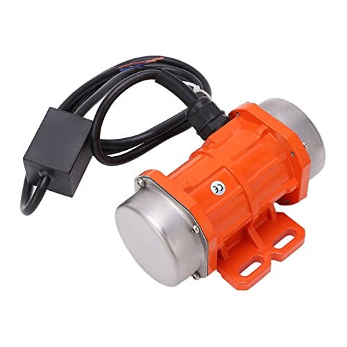 Vibrationsmotor Einphasig IP66 Wasserdicht Asynchron Aluminiumlegierung Gehäuse 220V 3000 U/min für Bergbau Metallurgie Baustelle (90W) von Mavaol