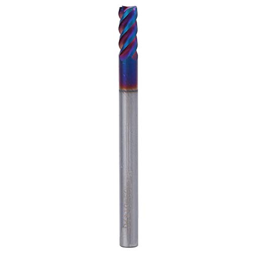 Wolframstahl Nanobeschichtung CNC Fräser HRC65 ° 4 mm Klingen Durchmesser Geeigneter hoher Hartteile Edelstahlform (4*10*4D*50L) von Mavaol