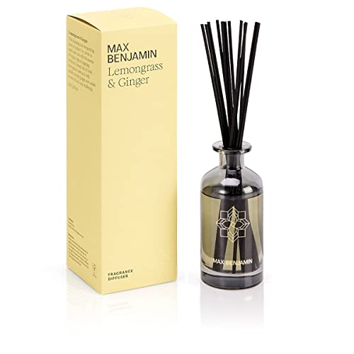 Max Benjamin Diffuser Lemongrass & Ginger; Raumduft aus 100% reinen Duftölen; Ohne Alkohol - RB-D01 von Max Benjamin