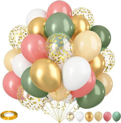 Luftballons Geburtstag Grüne Rosa, Salbei Grün Rosa Gold Weiß LuftBallons für Hochzeit, Ballons für Jungen Mädche Geburtstage, Baby Shower, Babyparty, Jubiläum Party Deko Luftballons Geburtstag Grüne Rosa, Salbei Grün Rosa Gold Weiß LuftBallons für Hochzeit, Ballons für Jungen Mädche Geburtstage, Baby Shower, Babyparty, Jubiläum Party Deko von Max running