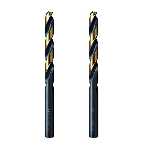 MAXTOOL - 2-teiliges Bohrer-Set (Buchstabe G, Durchmesser 0,261 Zoll, Arbeitslänge HSS M2 vollständig geerdet; JBL02H10RGP2 MAXTOOL - 2-teiliges Bohrer-Set (Buchstabe G, Durchmesser 0,261 Zoll, Arbeitslänge HSS M2 vollständig geerdet; JBL02H10RGP2 von MaxTool