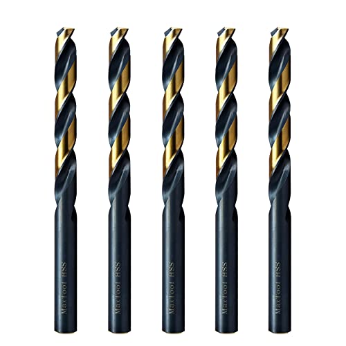MAXTOOL Buchstabe F Durchmesser 0,257 cm, 5 Stück HSS M2 Full Terrain Spiralbohrer; JBL02H10RFP5 MAXTOOL Buchstabe F Durchmesser 0,257 cm, 5 Stück HSS M2 Full Terrain Spiralbohrer; JBL02H10RFP5 von MaxTool