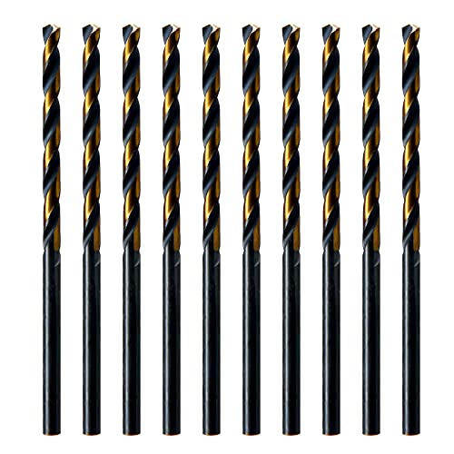 MAXTOOL Nr. 14 10 Stück identische Bohrer, Durchmesser 0,182, HSS, M2, Spiralbohrer, Drahtlehre, nummeriert, gerader Schaft, JBN02H10R14P10 MAXTOOL Nr. 14 10 Stück identische Bohrer, Durchmesser 0,182, HSS, M2, Spiralbohrer, Drahtlehre, nummeriert, gerader Schaft, JBN02H10R14P10 von MaxTool