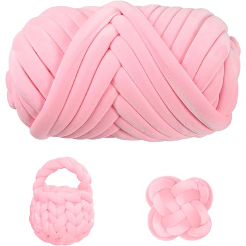 Dicke Wolle Garn 500g,Chunky XXL Wolle zum Handstricke,Sperrige Textilgarn zum häkeln für körbe,Decke, Kissen, Rucksack,Haustierkorb Dicke Wolle Garn 500g,Chunky XXL Wolle zum Handstricke,Sperrige Textilgarn zum häkeln für körbe,Decke, Kissen, Rucksack,Haustierkorb von Maxee