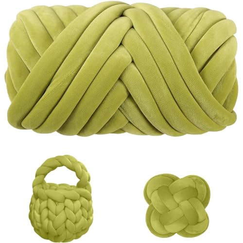 Dicke Wolle Garn 500g,Chunky XXL Wolle zum Handstricke,Sperrige Textilgarn zum häkeln für körbe,Decke, Kissen, Rucksack,Haustierkorb Dicke Wolle Garn 500g,Chunky XXL Wolle zum Handstricke,Sperrige Textilgarn zum häkeln für körbe,Decke, Kissen, Rucksack,Haustierkorb von Maxee