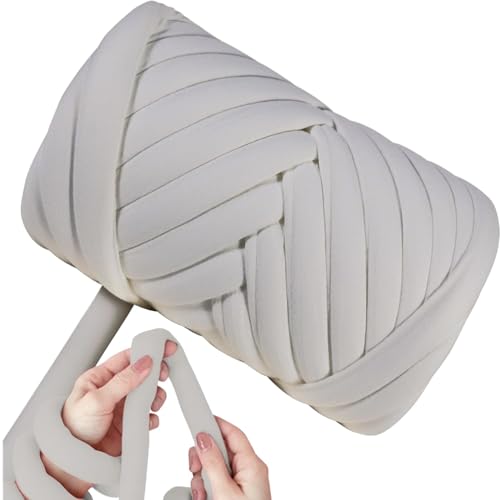 Dicke Wolle Garn 500g,Chunky XXL Wolle zum Handstricke,Sperrige Textilgarn zum häkeln für körbe,Decke, Kissen, Rucksack,Haustierkorb Dicke Wolle Garn 500g,Chunky XXL Wolle zum Handstricke,Sperrige Textilgarn zum häkeln für körbe,Decke, Kissen, Rucksack,Haustierkorb von Maxee