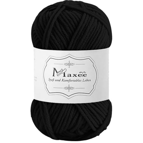 Maxee 50g Handstrickgarn Multicolor, Acryl Garn zum Stricken, Weicher Wolle zum Häkeln und Kunsthandwerk, Hand Knitting Garn zum Häkeln, Schals für Strickanfänger, Erfahrene Stricker von Maxee