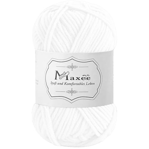 Maxee 50g Handstrickgarn Multicolor, Acryl Garn zum Stricken, Weicher Wolle zum Häkeln und Kunsthandwerk, Hand Knitting Garn zum Häkeln, Schals für Strickanfänger, Erfahrene Stricker Maxee 50g Handstrickgarn Multicolor, Acryl Garn zum Stricken, Weicher Wolle zum Häkeln und Kunsthandwerk, Hand Knitting Garn zum Häkeln, Schals für Strickanfänger, Erfahrene Stricker von Maxee