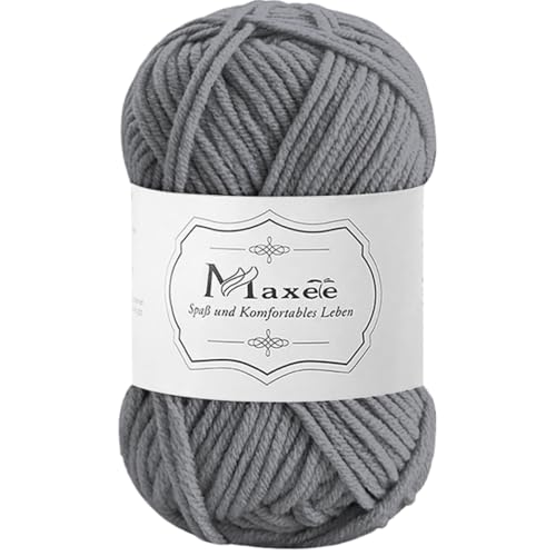 Maxee 50g Handstrickgarn Multicolor, Acryl Garn zum Stricken, Weicher Wolle zum Häkeln und Kunsthandwerk, Hand Knitting Garn zum Häkeln, Schals für Strickanfänger, Erfahrene Stricker von Maxee