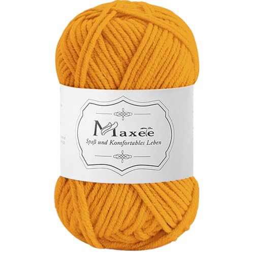 Maxee 50g Handstrickgarn Multicolor, Acryl Garn zum Stricken, Weicher Wolle zum Häkeln und Kunsthandwerk, Hand Knitting Garn zum Häkeln, Schals für Strickanfänger, Erfahrene Stricker von Maxee
