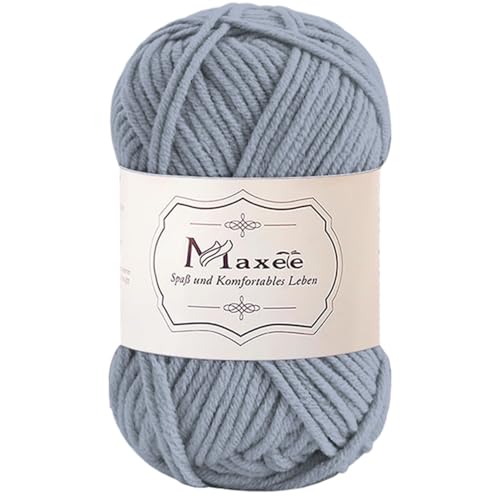 Maxee 50g Handstrickgarn Multicolor, Acryl Garn zum Stricken, Weicher Wolle zum Häkeln und Kunsthandwerk, Hand Knitting Garn zum Häkeln, Schals für Strickanfänger, Erfahrene Stricker von Maxee