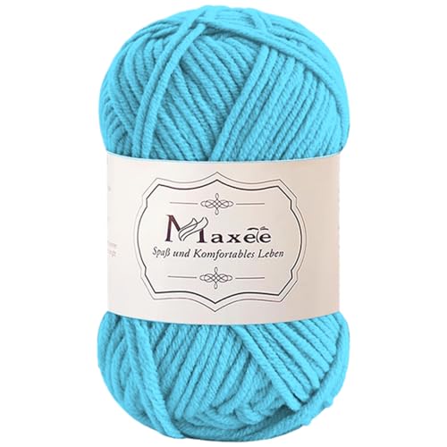 Maxee 50g Handstrickgarn Multicolor, Acryl Garn zum Stricken, Weicher Wolle zum Häkeln und Kunsthandwerk, Hand Knitting Garn zum Häkeln, Schals für Strickanfänger, Erfahrene Stricker Maxee 50g Handstrickgarn Multicolor, Acryl Garn zum Stricken, Weicher Wolle zum Häkeln und Kunsthandwerk, Hand Knitting Garn zum Häkeln, Schals für Strickanfänger, Erfahrene Stricker von Maxee