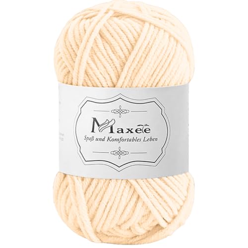 Maxee 50g Handstrickgarn Multicolor, Acryl Garn zum Stricken, Weicher Wolle zum Häkeln und Kunsthandwerk, Hand Knitting Garn zum Häkeln, Schals für Strickanfänger, Erfahrene Stricker von Maxee