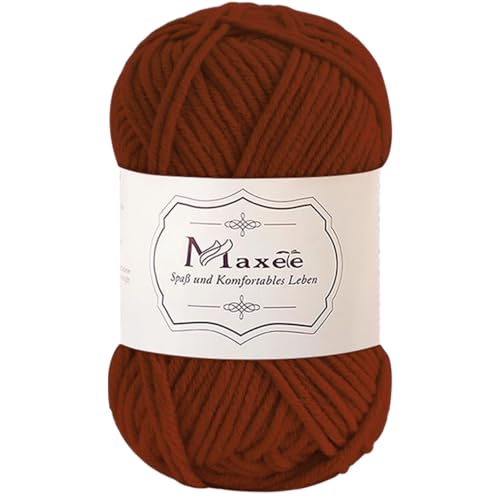 Maxee 50g Handstrickgarn Multicolor, Acryl Garn zum Stricken, Weicher Wolle zum Häkeln und Kunsthandwerk, Hand Knitting Garn zum Häkeln, Schals für Strickanfänger, Erfahrene Stricker Maxee 50g Handstrickgarn Multicolor, Acryl Garn zum Stricken, Weicher Wolle zum Häkeln und Kunsthandwerk, Hand Knitting Garn zum Häkeln, Schals für Strickanfänger, Erfahrene Stricker von Maxee