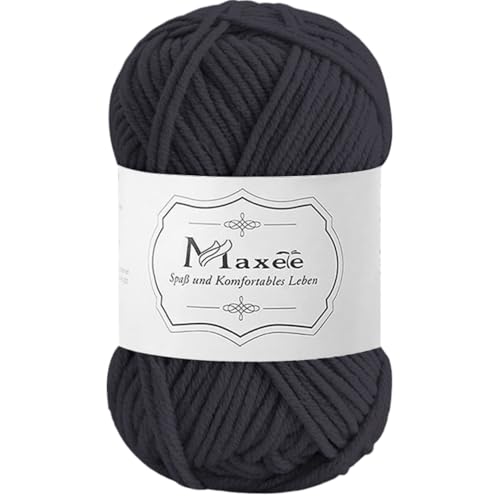 Maxee 50g Handstrickgarn Multicolor, Acryl Garn zum Stricken, Weicher Wolle zum Häkeln und Kunsthandwerk, Hand Knitting Garn zum Häkeln, Schals für Strickanfänger, Erfahrene Stricker von Maxee
