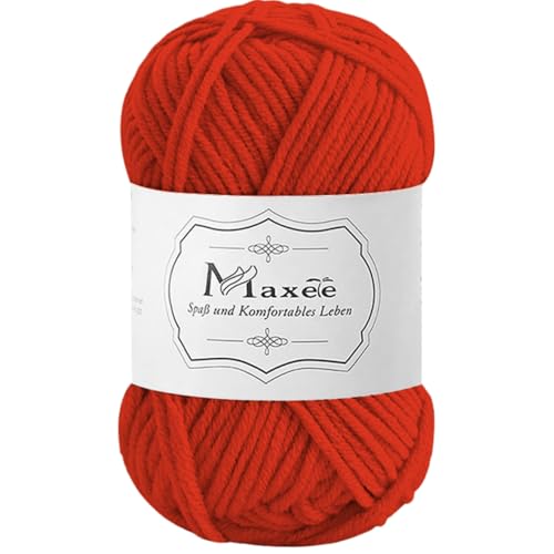 Maxee 50g Handstrickgarn Multicolor, Acryl Garn zum Stricken, Weicher Wolle zum Häkeln und Kunsthandwerk, Hand Knitting Garn zum Häkeln, Schals für Strickanfänger, Erfahrene Stricker Maxee 50g Handstrickgarn Multicolor, Acryl Garn zum Stricken, Weicher Wolle zum Häkeln und Kunsthandwerk, Hand Knitting Garn zum Häkeln, Schals für Strickanfänger, Erfahrene Stricker von Maxee