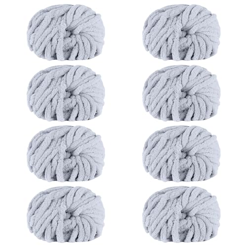 Maxee Dicke Wolle Garn 250g*8 Stuck, Sperrige Armstricken Wolle, Soft Arm Knitting, XXL Grobstrick Weiches Wollgarn, zum Häkeln für Decke, Perfekt zum Weben von Haustier Nest, Decken, Zierkissen Maxee Dicke Wolle Garn 250g*8 Stuck, Sperrige Armstricken Wolle, Soft Arm Knitting, XXL Grobstrick Weiches Wollgarn, zum Häkeln für Decke, Perfekt zum Weben von Haustier Nest, Decken, Zierkissen von Maxee